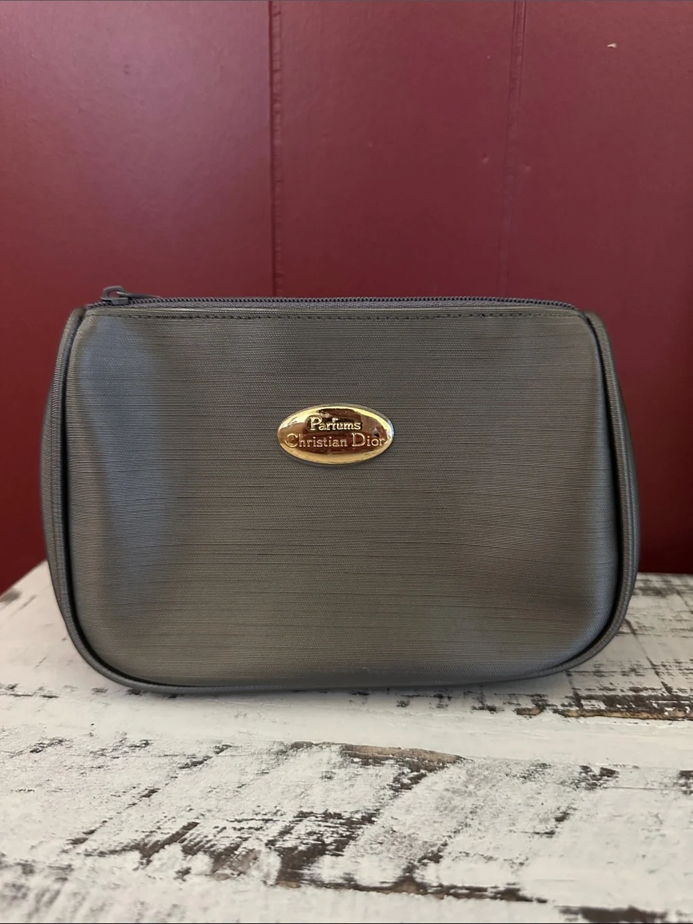 Vintage Dior Cosmetic Bag.